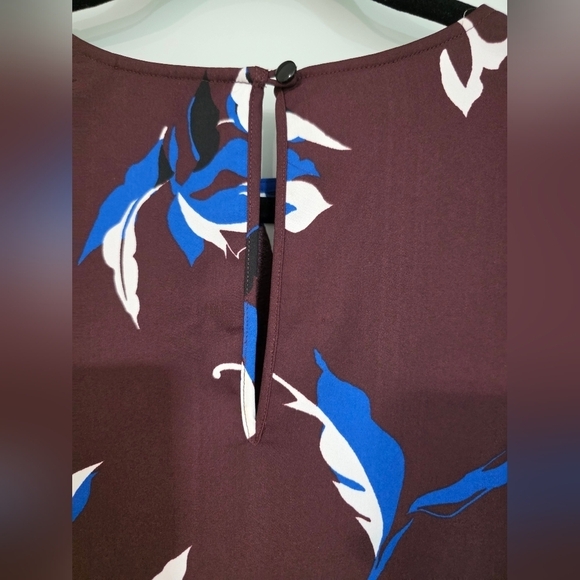 Halogen Floral Ruffle Sleeve Top - Multicolor - Picture 13 of 16